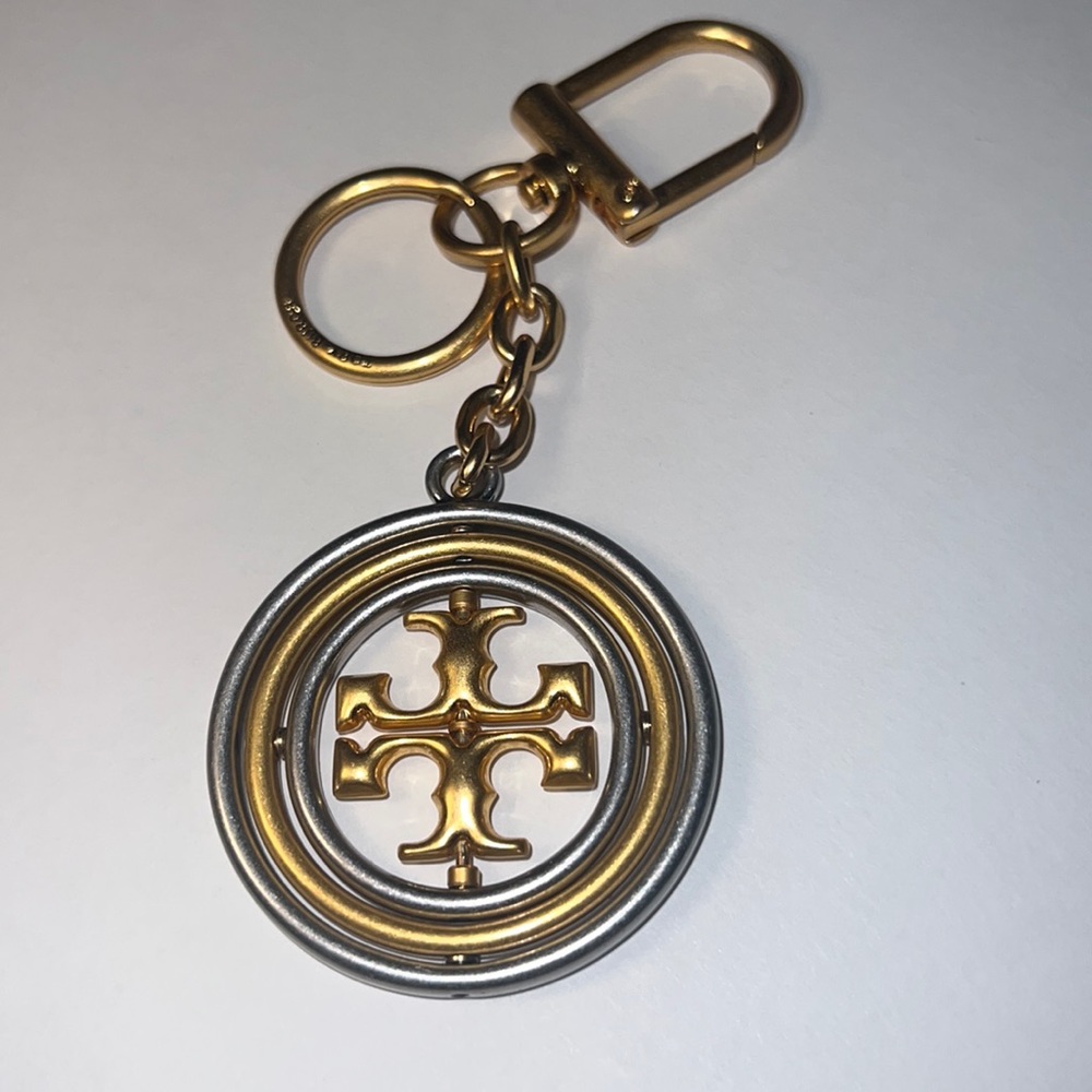 Tory Burch Rotating Key Chain Purse Charm